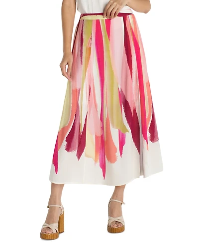 Liverpool Los Angeles Women's Woven Pull-On A-Line Maxi Skirt