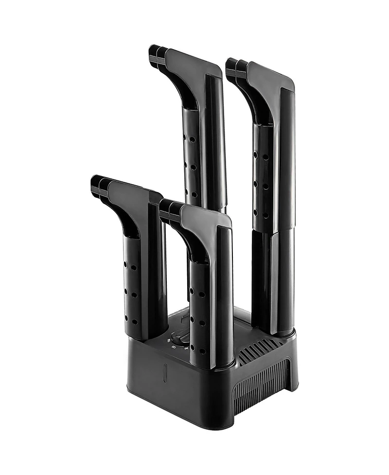 Ecooso Shoe Dryer, Detachable 4-Tube Boot Dryer w/ Timer, Heated Blower, Portable for Boots, Shoes & Socks