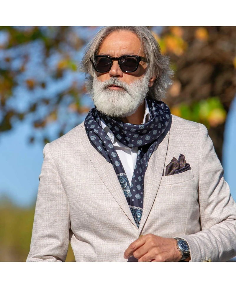 Elizabetta Men's Ancona - Silk Scarf for Men