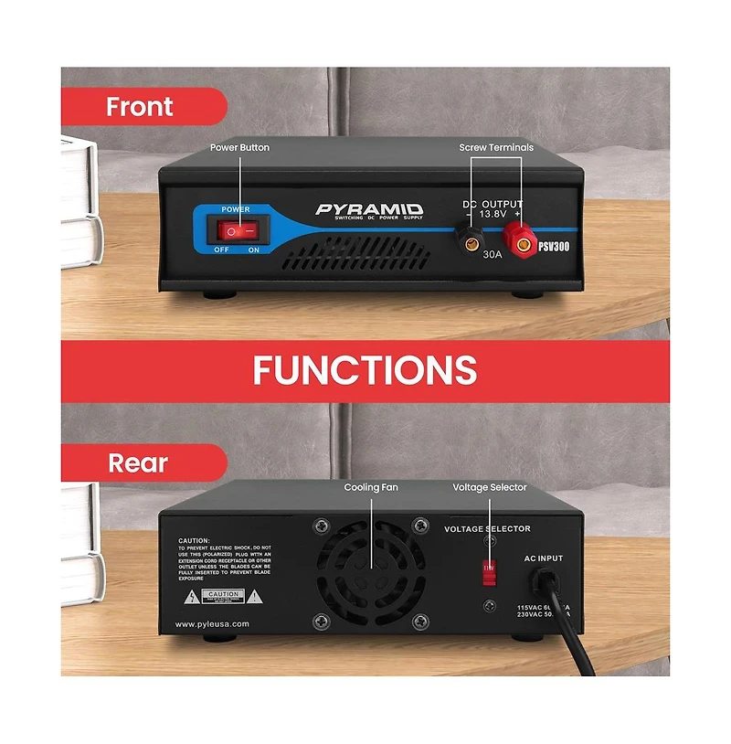 Pyle Ac-to-dc Power Converter (30 Amp