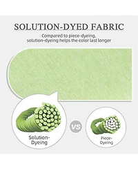 Aoodor Outdoor Deep Seat Cushion Set, Waterproof Patio Furniture Cushions with Adjustable Straps & Removable Cover, Set of 2