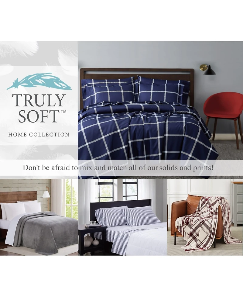 Truly Soft Everyday Buffalo Plaid 2 Piece Window Curtain