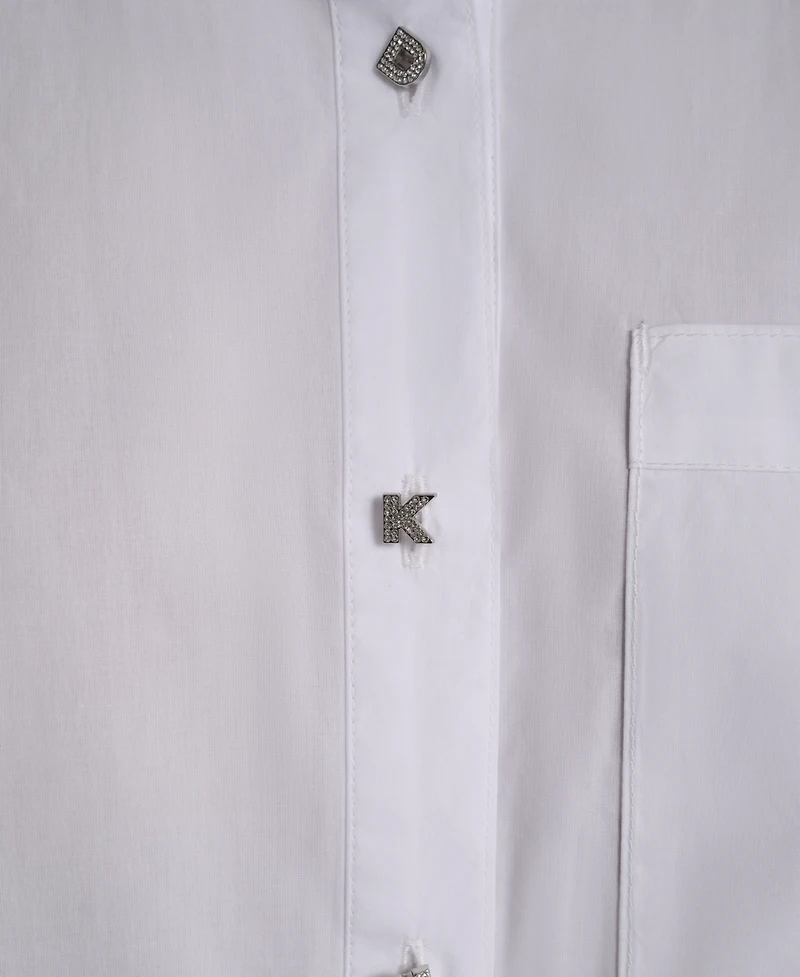 Dkny Jeans Women's Long-Sleeve Button Front Shirt