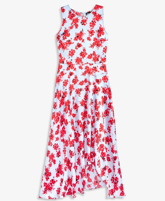 bcx juniors' asymmetrical-hem rhinestone dress BCX Red Juniors' Asymmetrical-Hem Rhinestone Dress