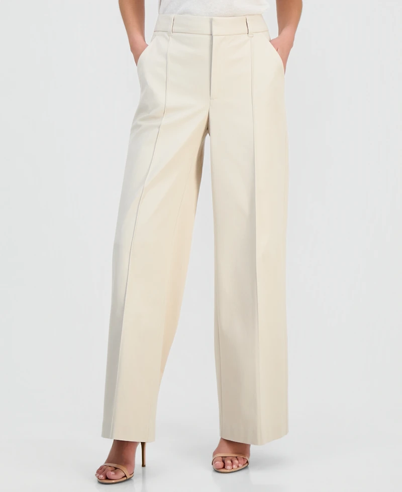 I.n.c. International Concepts Women's High Rise Wide Leg Pants, Macy's Exclusive
