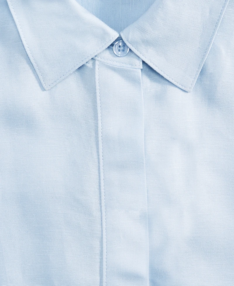 I.n.c. International Concepts Women's Tie-Front Blouse, Exclusively at Macy's