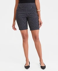 I.n.c. International Concepts Women's Printed Pull-On Bermuda Shorts, Macy's Exclusive