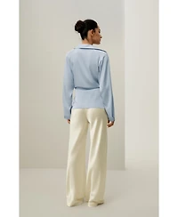 Lilysilk Women's Multipositional Silk Shirt