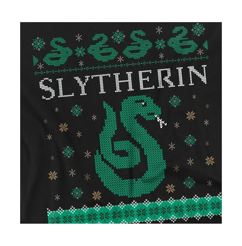 Harry Potter Men's Slytherin Ugly Christmas T Shirt