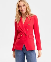 I.n.c. International Concepts Women's Double-Breasted Blazer, Exclusively at Macy's