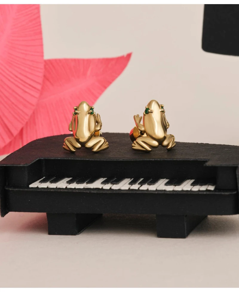 Hey Harper Frog Stud Earrings