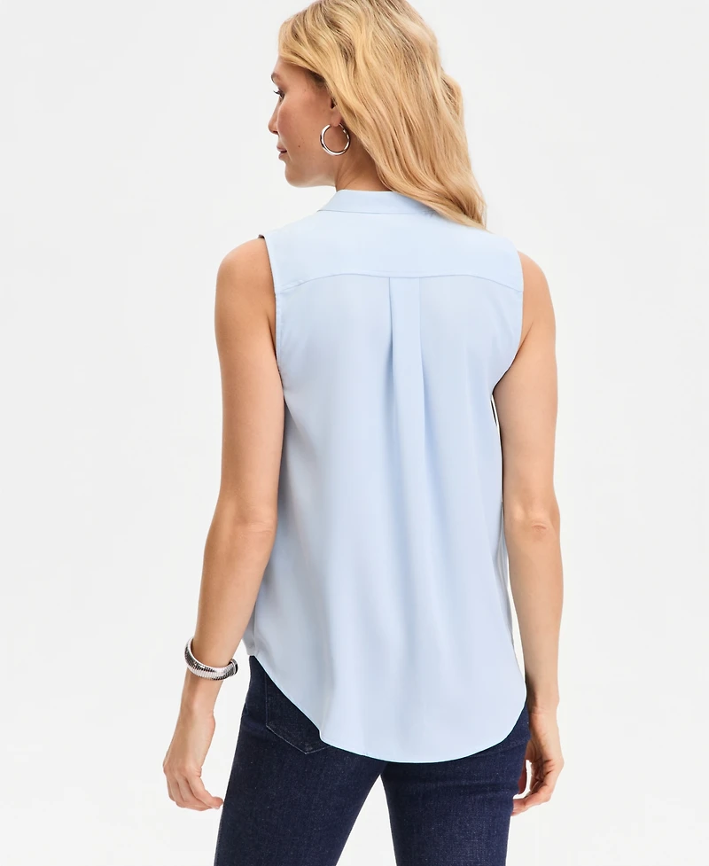 I.n.c. International Concepts Women's V-Neck Sleeveless Top, Exclusively at Macy's
