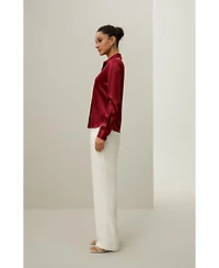 Lilysilk Women's Elegant Silhouette Silk Shirt