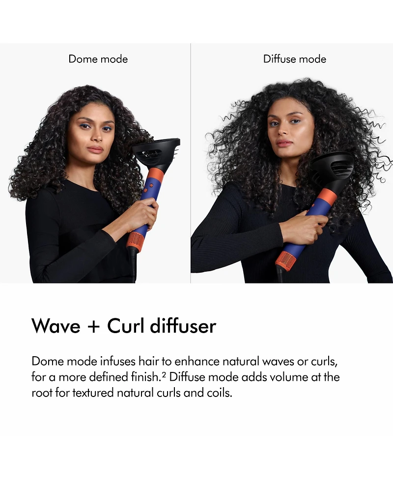 Dyson Wave+Curl diffuser