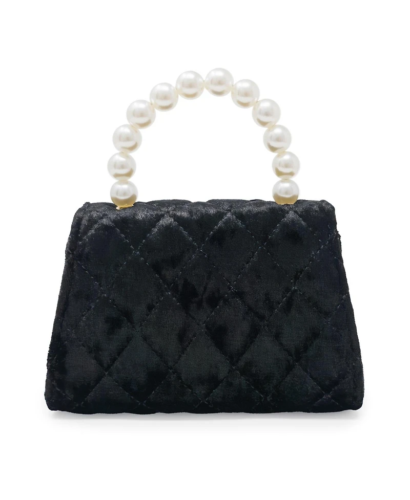 Puttisu Girls Velvet Bloom handbag