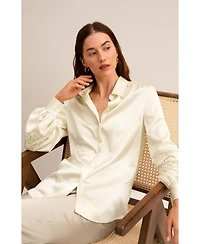 Lilysilk Women's Armeria Lace Blouse