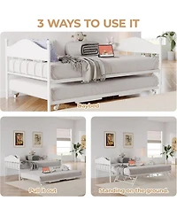 gaomon Easy Assembly Twin Daybed Space Saving, for Living Room