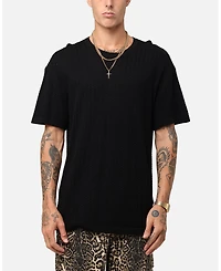 Xxiii Men's Hampton Knit T-Shirt Black