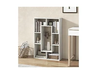 7-Cube Geometric Bookshelf Modern Decorative Open Bookcase