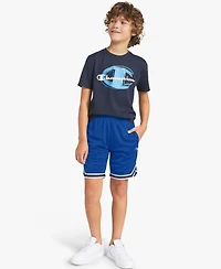 Champion Boys' 8-20 Taped Mesh Pull-On Shorts