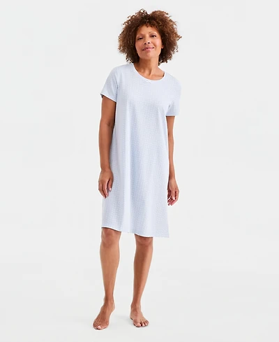 Charter Club Women's Short-Sleeve Sleepshirt, Macy's Exclusive