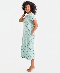 Charter Club Women's Cotton Short-Sleeve Nightgown