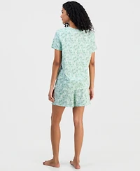Charter Club Women's Short-Sleeve Pajamas Set, Created for Macy's