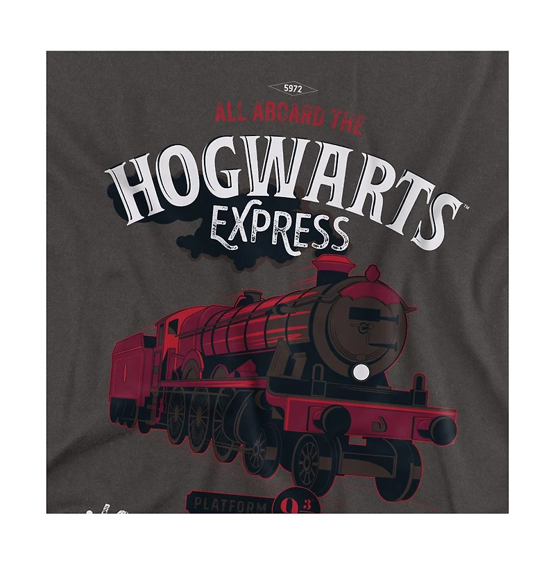 Harry Potter Men's Hogwarts Express White Letters T Shirt