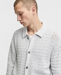 Mode of One Men's Relaxed-Fit Elio Long-Sleeve Polo Sweater, Macy's Exclusive