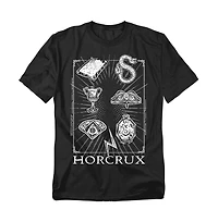 Harry Potter Big & Tall Horcrux Symbols T Shirt