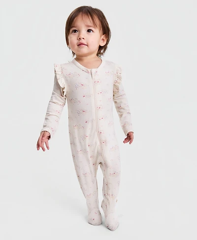First Impressions Baby Girls' the Garden Jersey Coveralls, Macy's Exclusive