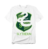 Harry Potter Men's Slytherin Silhouette Crest T Shirt
