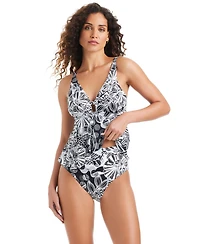 Beyond Control Women's High-Waist Pull-On Swim Bottoms