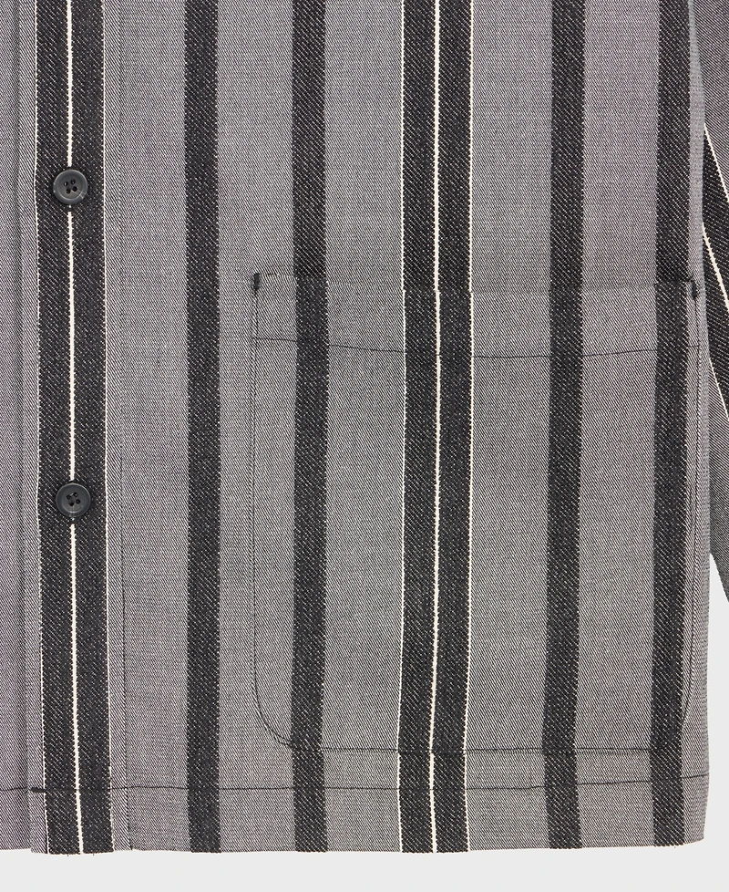 Mode of One Men's Relaxed-Fit Striped Overshirt, Macy's Exclusive