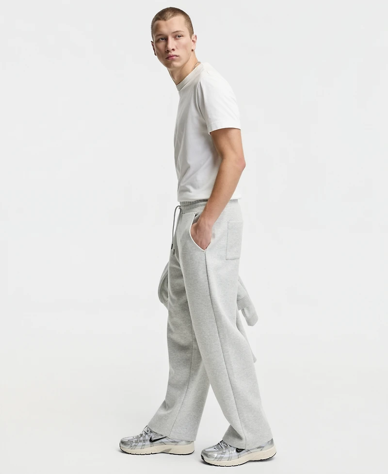 Mode of One Men's Straight-Fit Heathered Wide Sweatpants, Macy's Exclusive