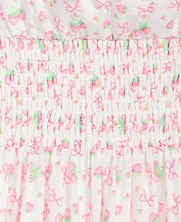 With Jules Girls' 7-20 Berry-Print Sleeveless Dress