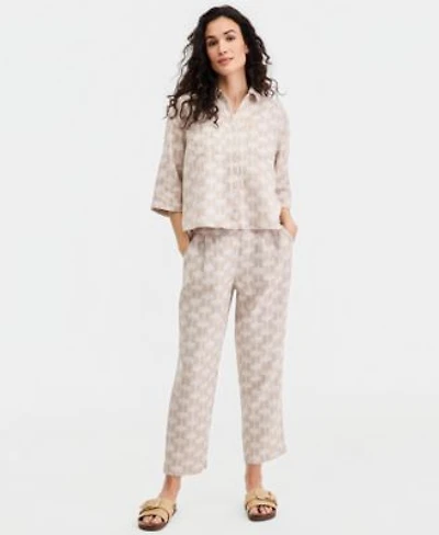 Charter Club Linen Camp Shirt Matching Pants Macys Exclusive