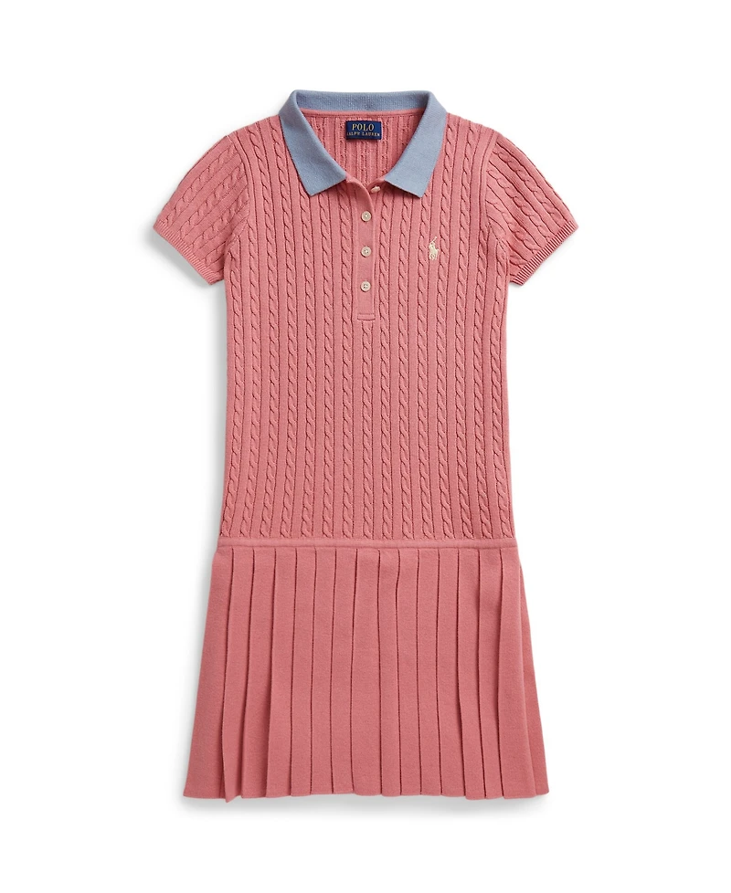 Polo Ralph Lauren Girls' 7-16 Mini-Cable Sweater Dress