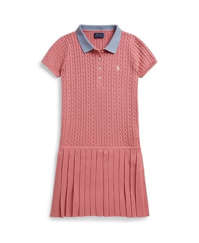 Polo Ralph Lauren Girls' 7-16 Mini-Cable Sweater Dress