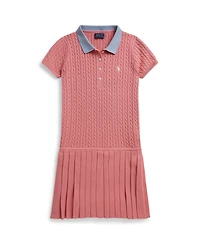 Polo Ralph Lauren Girls' 7-16 Mini-Cable Sweater Dress