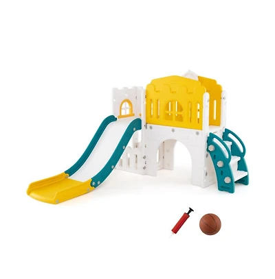 Hongge 9 in 1 Toddler Slide and Activity Playset