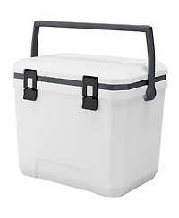 Mecale 38 Qt Portable Hard Cooler with Ice Retention, Heavy-Duty Handles and Cup Holder, Insulated Hard Cooler for Long Trips