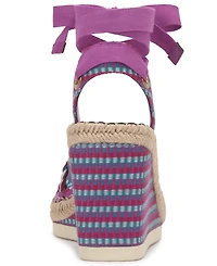 Vince Camuto Women's Bealie Ankle Wrap Wedge Heel Sandals