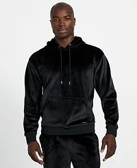 Guess Men's Bonded Long-Sleeve Drawstring Hoodie