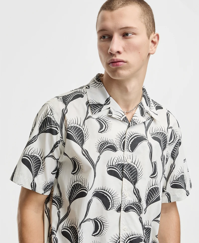 Mode of One Men's Flytrap Camp Swim Shirt, Macy's Exclusive