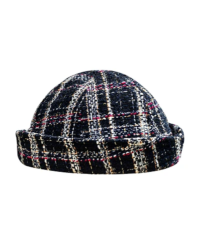 Brunna.co Olive Sailor Hat in Black Tweed