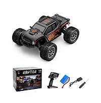 Bruce & Shark 1:16 Rc Monster Truck, 22 Mph High-Speed 4WD Off-Road Vehicle with Led Lights