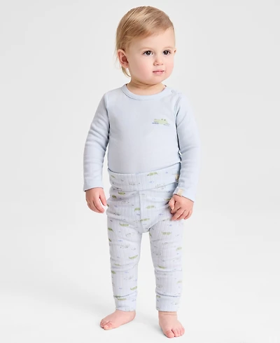First Impressions Baby Boys' Printed Three-Piece Set, Macy's Exclusive