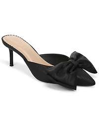 On 34th Alaynaa Pointed-Toe Bow Mule Pumps, Exclusively at Macy's