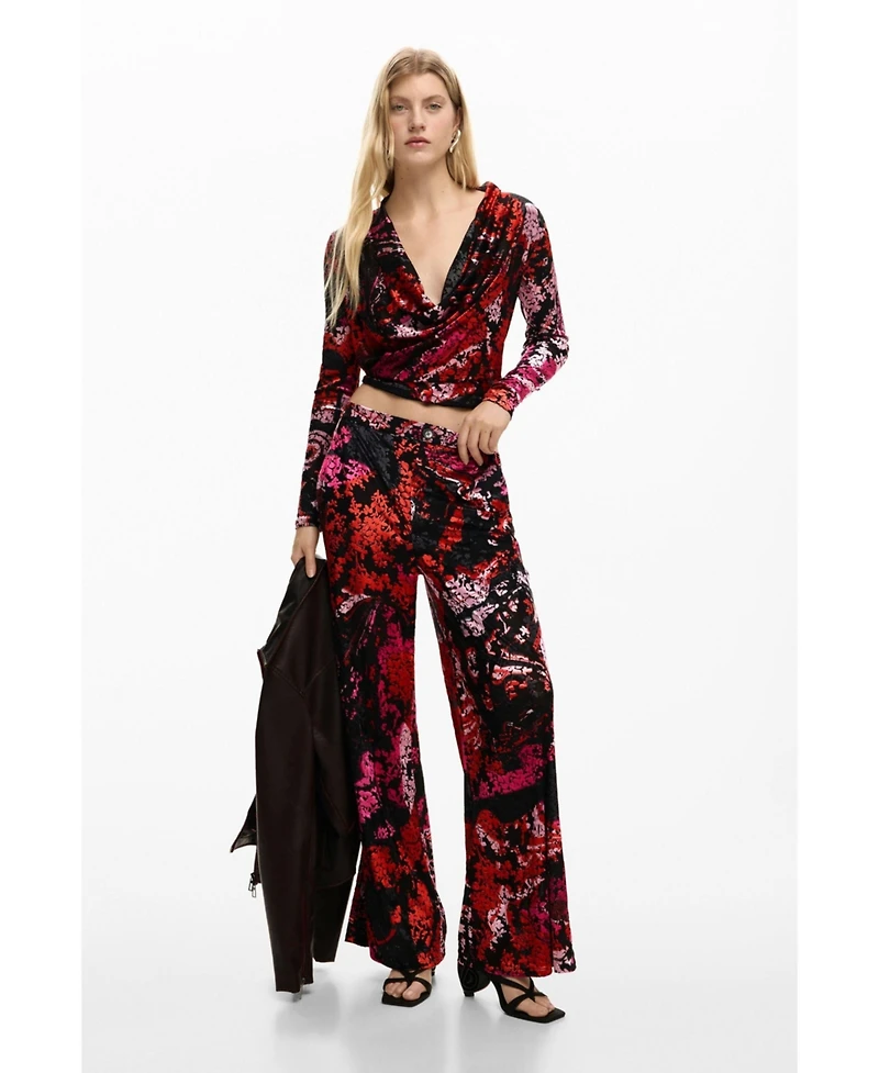 Desigual Women's T-shirt designed by Mr. Christian Lacroix